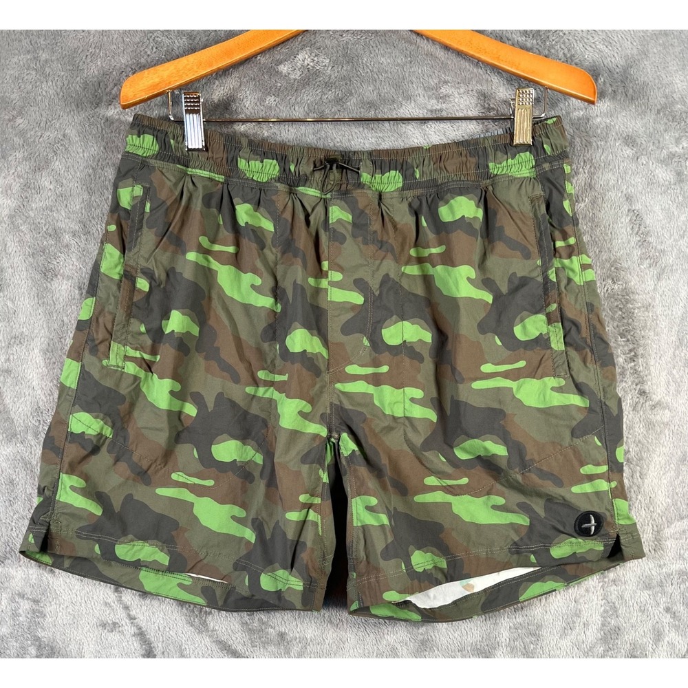 Relwen Airtex Hybrid Shorts XL 31x6.5 Camo Green Lined Frog Nylon Huckberry
